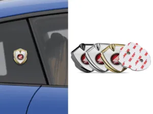 Honda 3D Silikon Abzeichen Tuning Stil Glänzend 3D